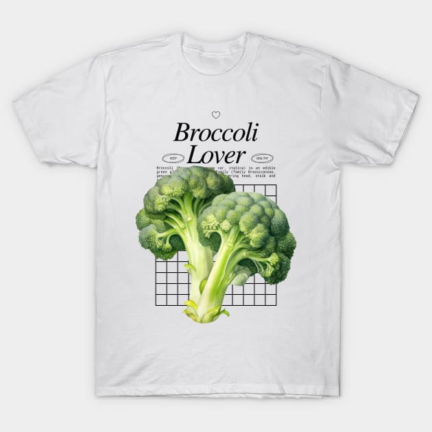 Broccoli Lover - Veggies Brassica oleracea T-Shirt by Millusti